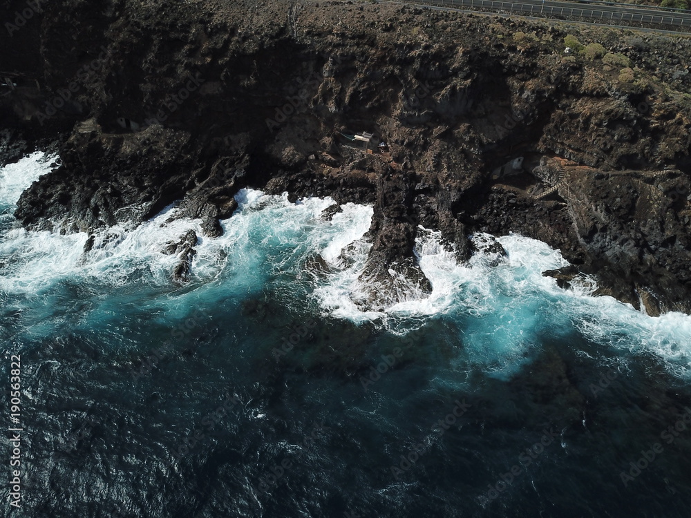 Atemberaubende Landschaften auf Teneriffa aus der Luft