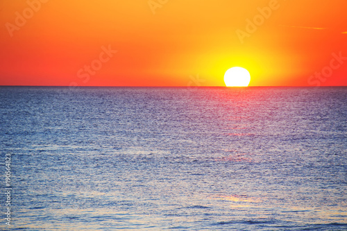Ocean sunset