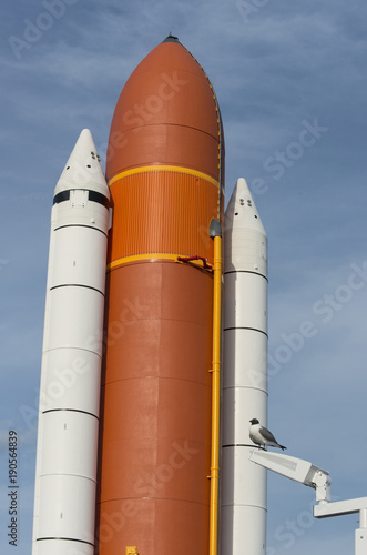 Fusée de la navette spatiale, base de lancement, Cape Canaveral, Nasa, Kennedy Space Center, Florise, Etats Unis, USA