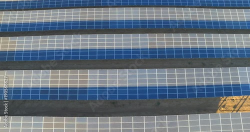 Solar Panels aerial view