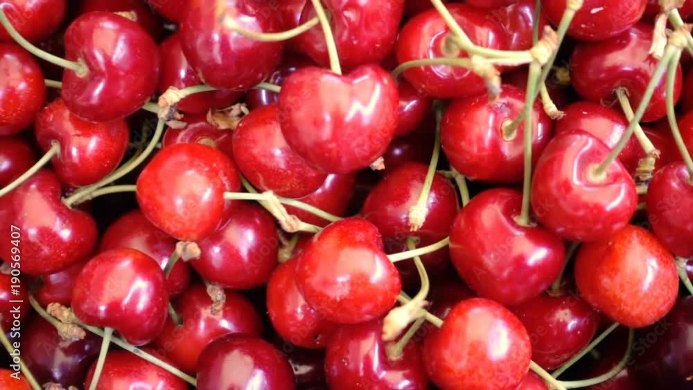 Pile of Cherries, close up portrait Pile of Cherries, close up portrait