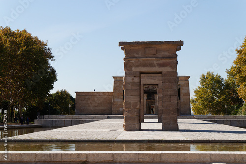 Detail of the Debod temple