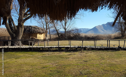 The prehistoric lakeside settlement of Dispilio photo