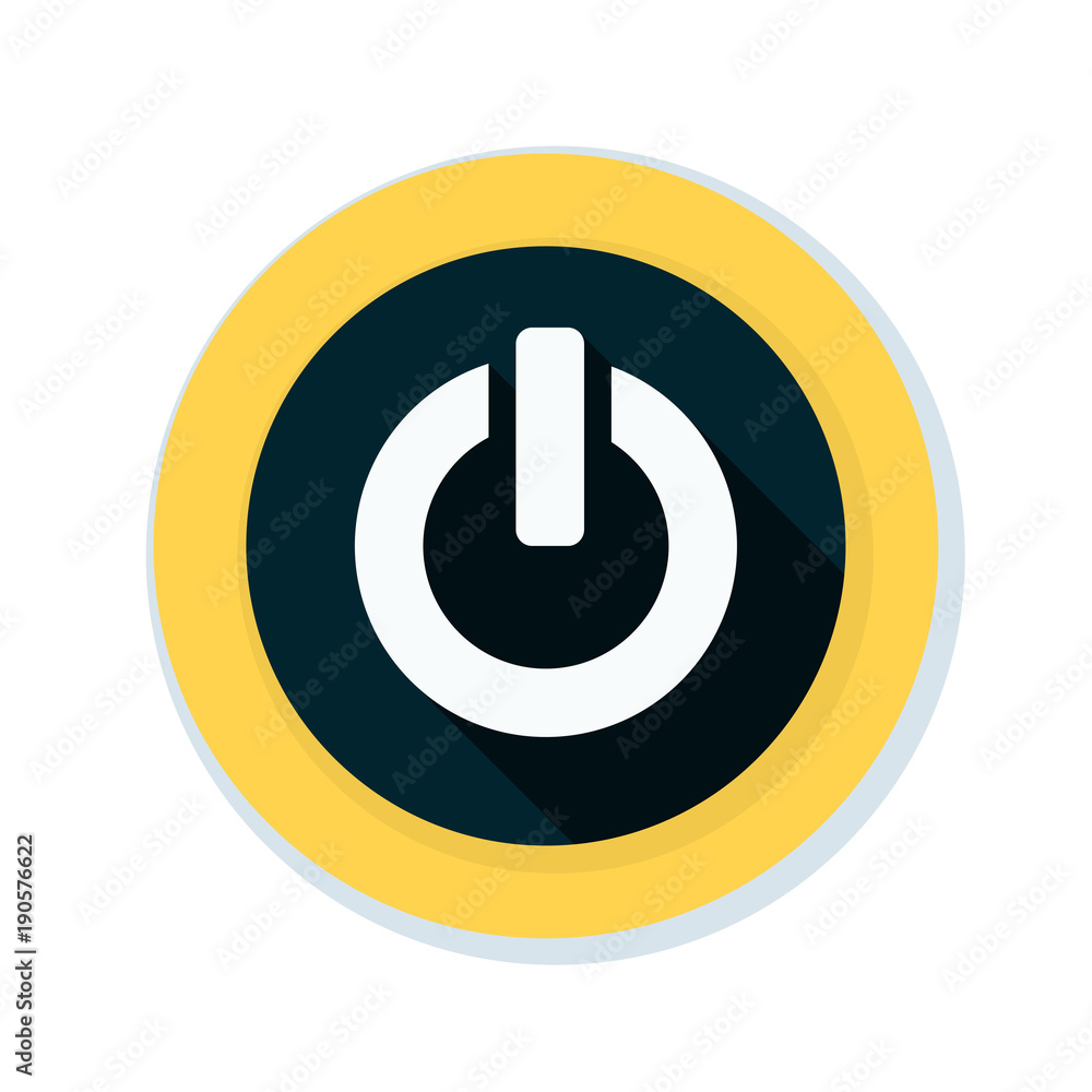 Start Power button illustration Start Power button illustration