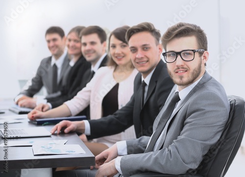 businessman and business team at the workplace