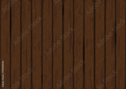 Vector dark wood texture background. Wooden wall. Old grunge retro panels.