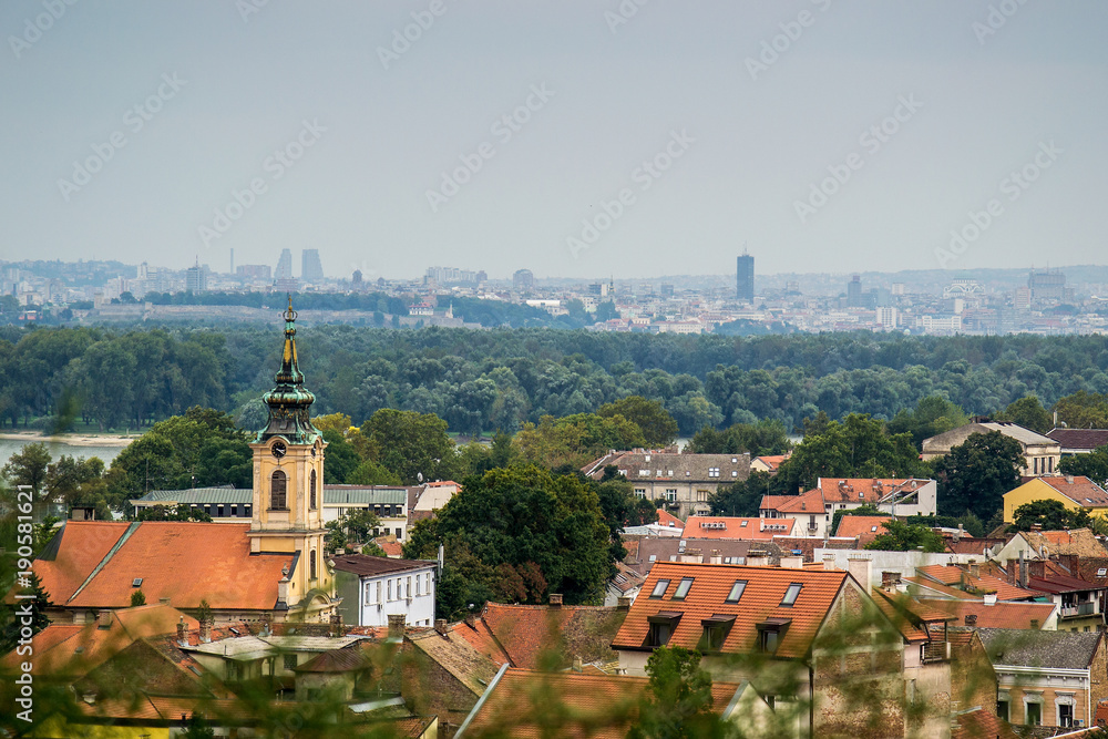 Belgrade, Serbia September 02, 2014: Panorama of Belgrade