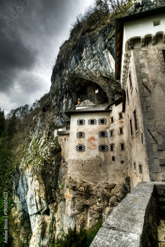 Predjiama Castel in Slovenjia photo