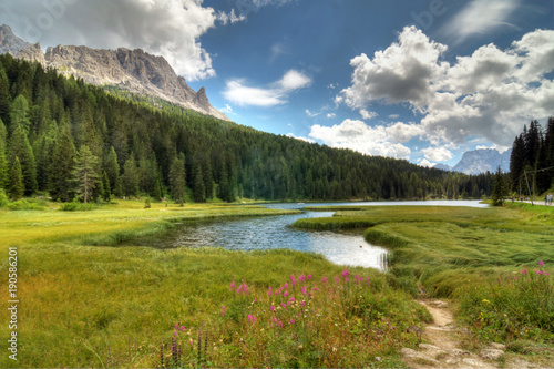 Misurina lake (Iyaly - Dolomites) photo