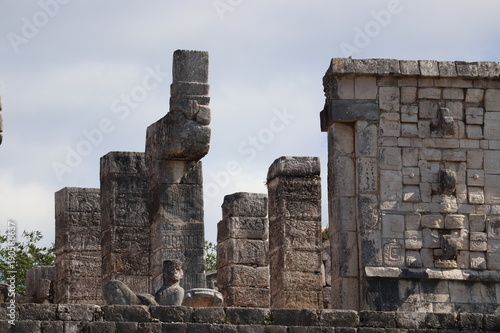 Templo de los Guerreros en Chichen Itza, Yucatan