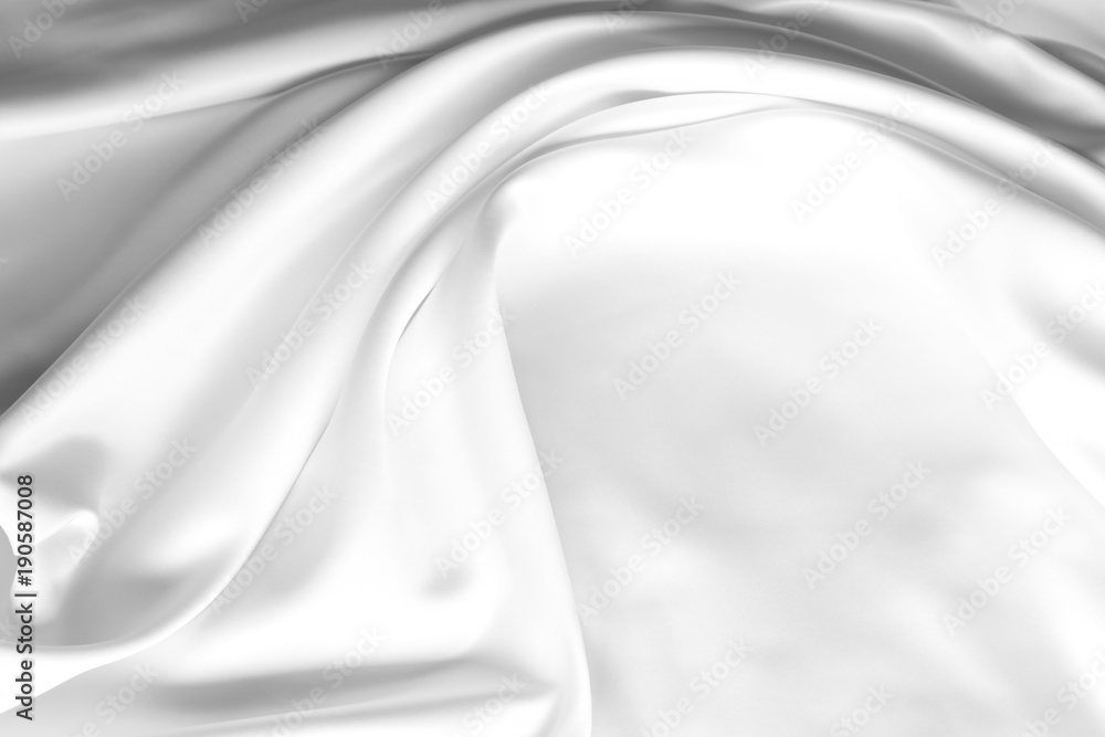 Obraz premium White silk