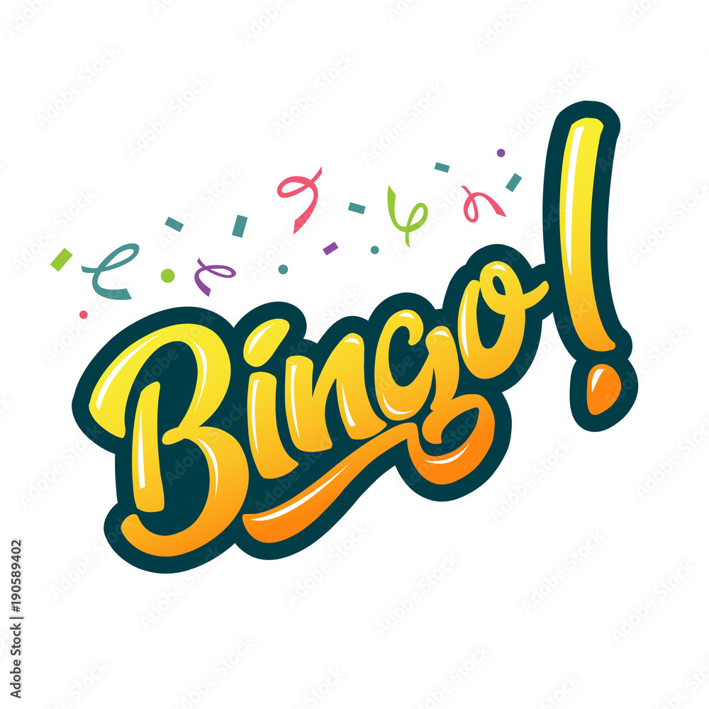 Bingo Game Illustration Stock Vector | Adobe Stock