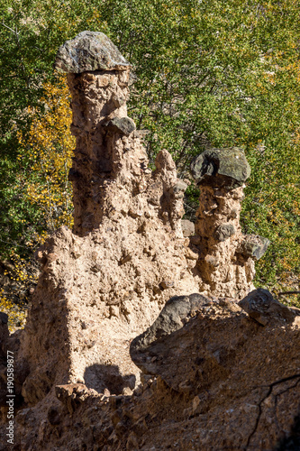Amazing Autumn Landscape of Rock Formation Devil's town in Radan Mountain, Serbia © Stoyan Haytov