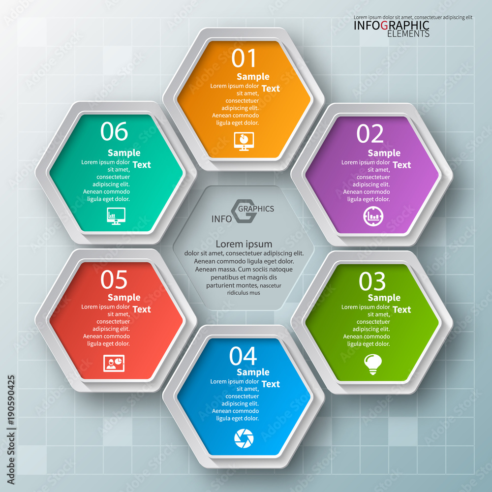Abstract 3D Paper Infographics Abstract 3D Paper Infographics