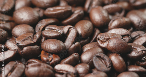 Coffee bean texture
