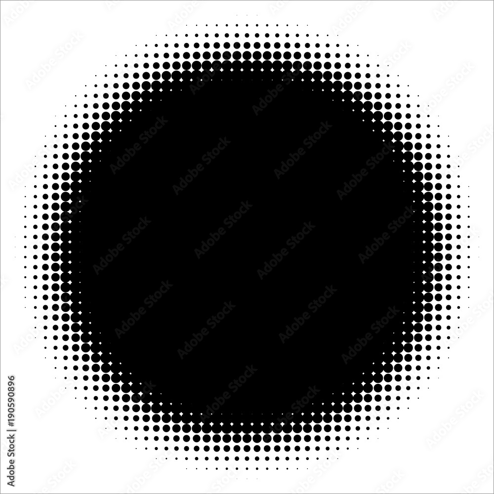 Vector Graphic #Halftone Dot Circle Pattern Vector Graphic #Halftone Dot Circle Pattern
