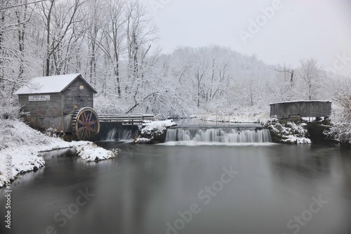 Принти на полотні The first snowfalls of the year always seem a little more special