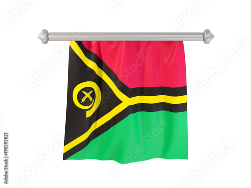 Pennant with flag of vanuatu