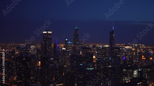 Wallpaper Mural City Night Aerial Torontodigital.ca