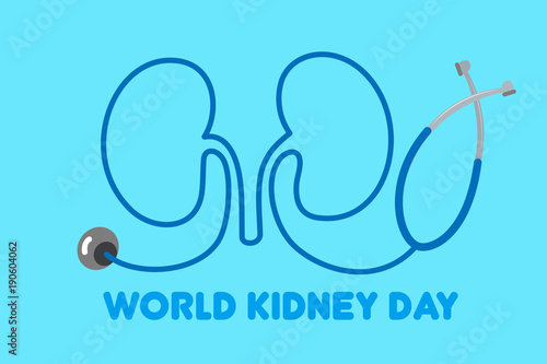 world kidney day concept