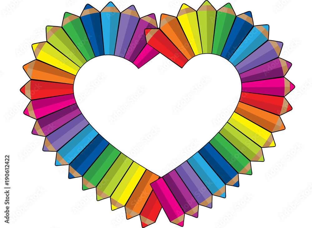 Obraz premium color pencil