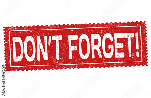 Don't forget grunge rubber stamp