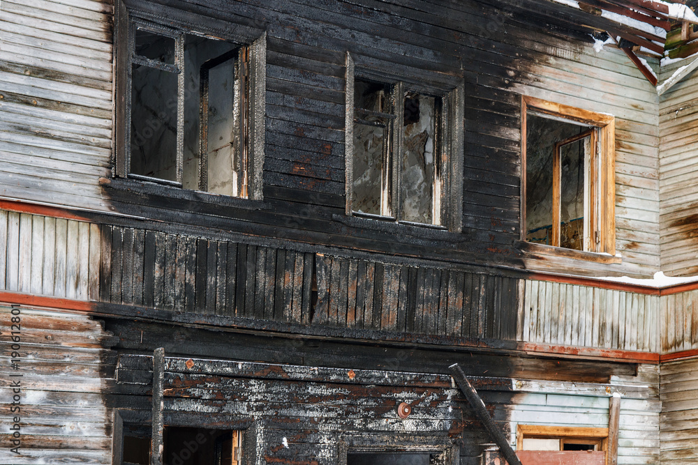 The house after a fire