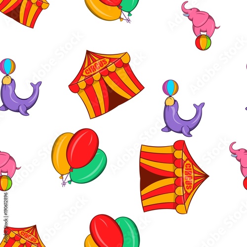 Chapiteau pattern, cartoon style