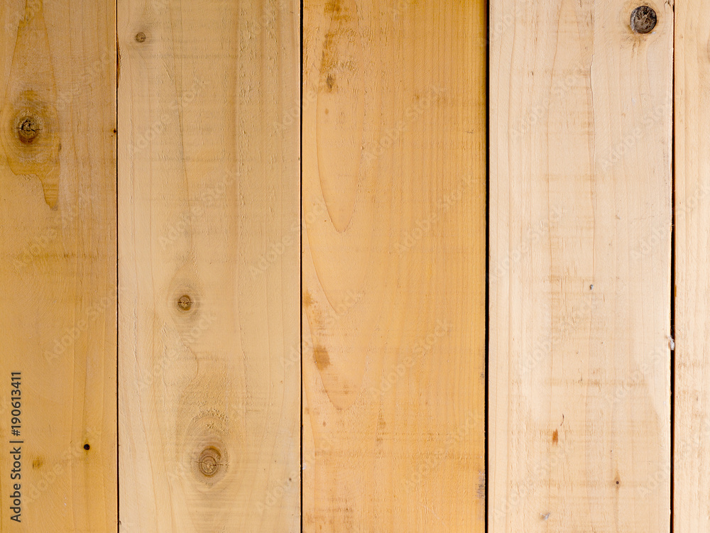 Fototapeta premium Wood plank brown texture with natural patterns background