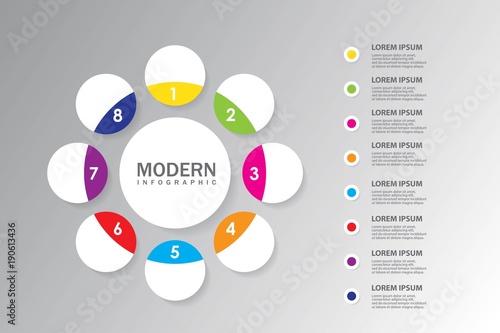 Modern infographic