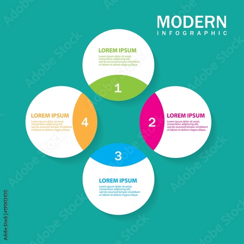 Modern infographic