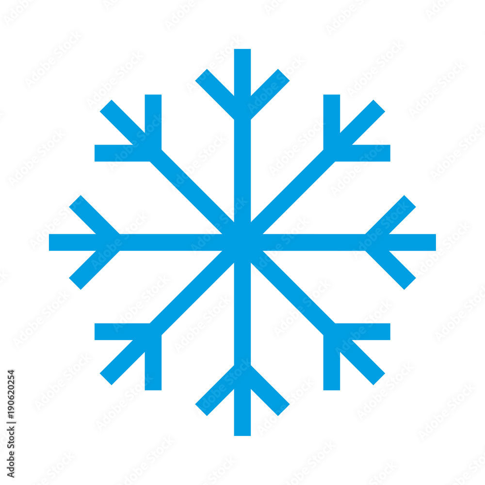 Snowflake vector icon Snowflake vector icon