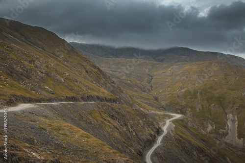 Dangerous road in Tusheti