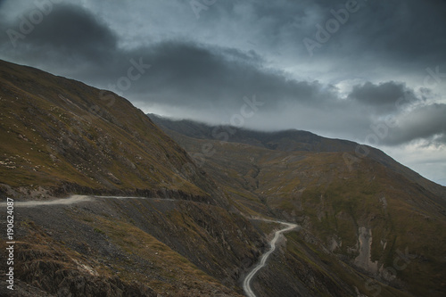Dangerous road in Tusheti