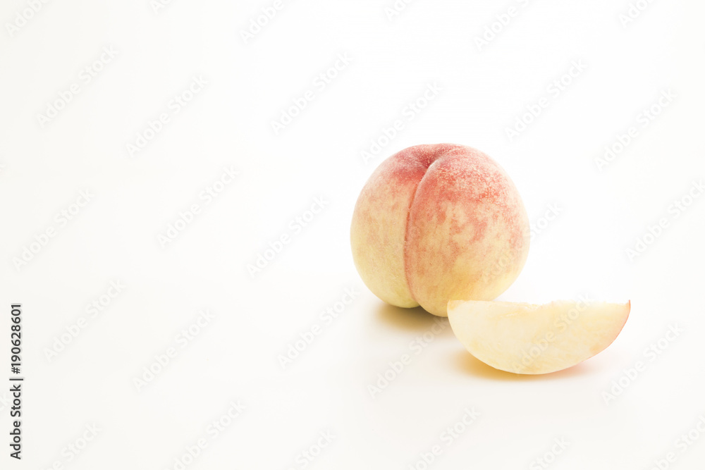 Fototapeta premium Japanese white peach