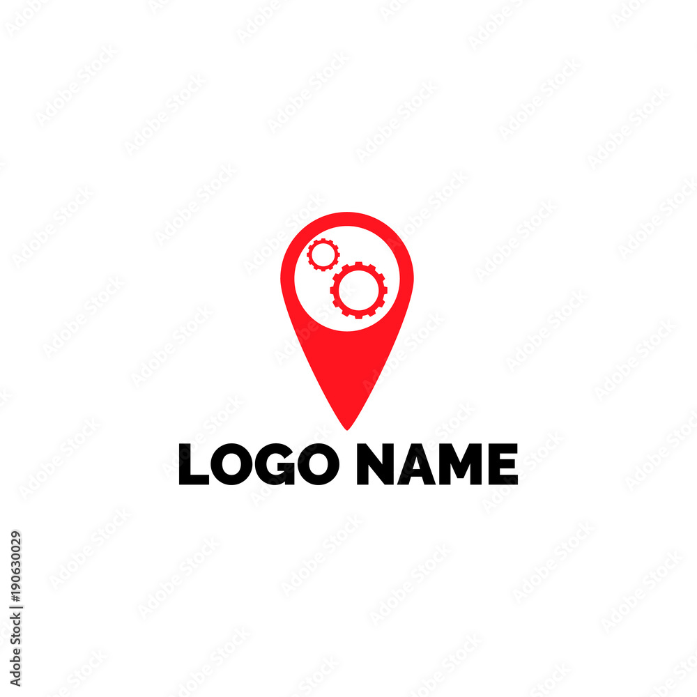 Logo gear , repair, service, maintenance Stock Photo Adobe Stock