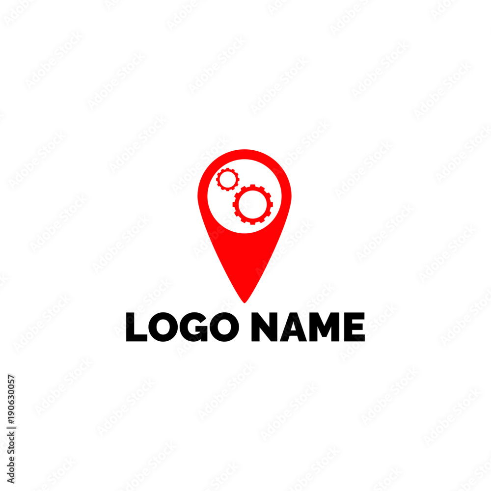Logo gear , repair, service, maintenance Stock Vector Adobe Stock