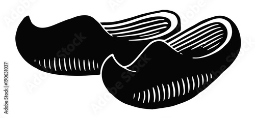 Niederländische Holzschuhe Klompen - Dutch wooden shoes
