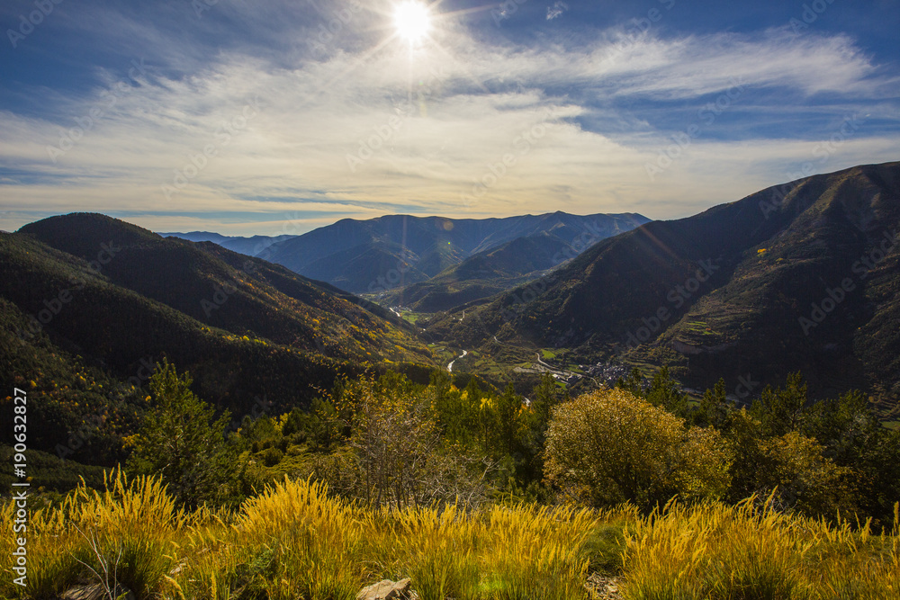 Fototapeta premium Otoño en los Pirineos