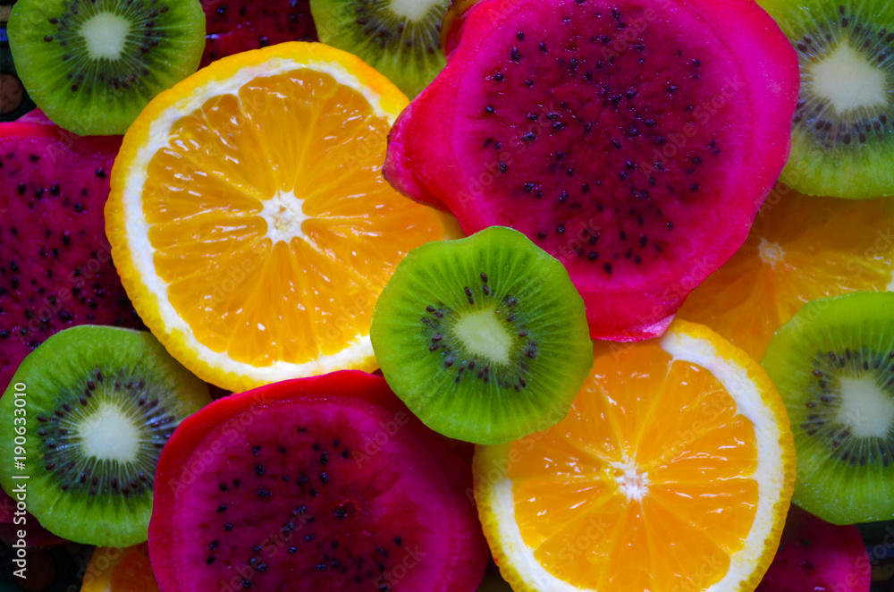 Naklejka Colour Of Fruit