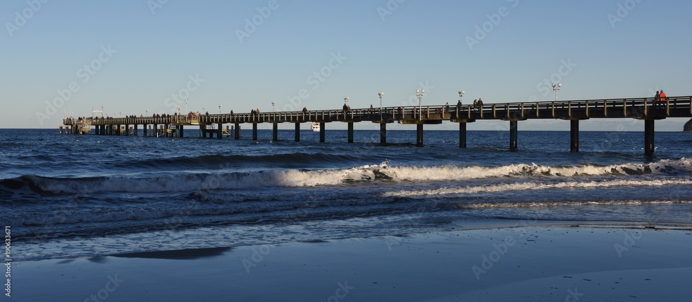 Fototapeta premium Insel Rügen, Seebrücke Binz