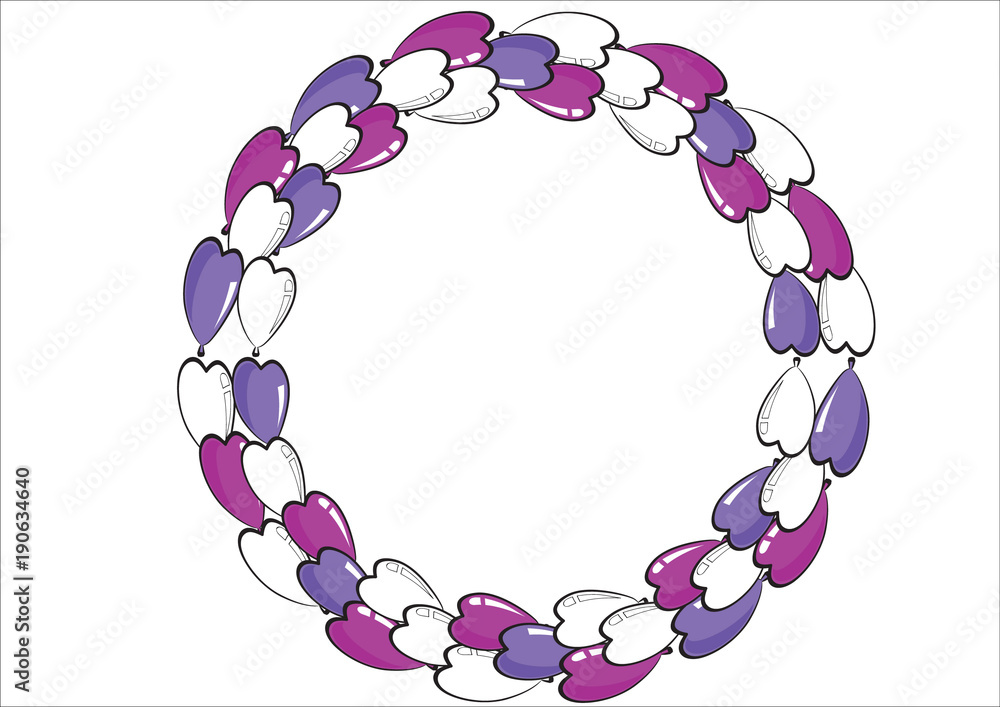 Obraz premium balloons design