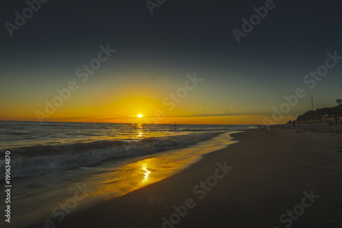 Amazing Sunset on the Sea