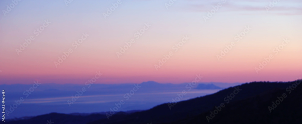 Obraz premium Romantic oceanic sunset