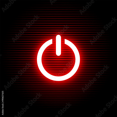 On red light button