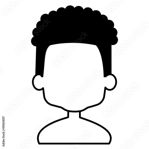 cute and little boy shirtless vector illustration design