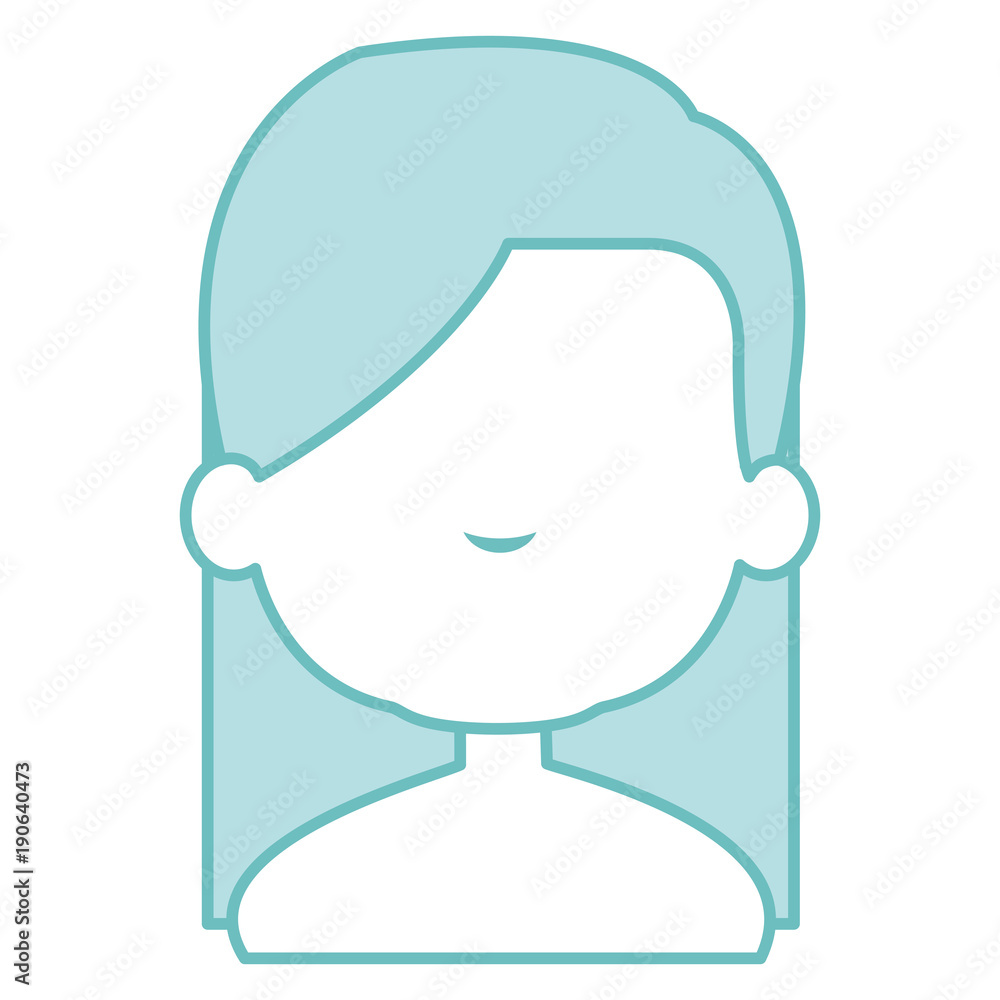 cute and little girl shirtless vector illustration design