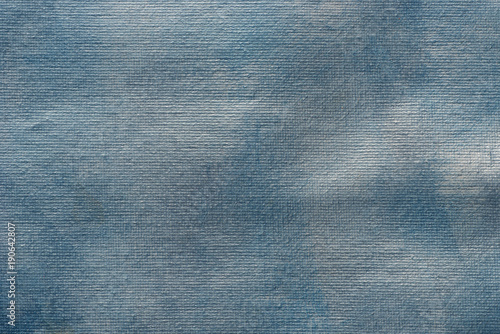 blue painted artistic canvas background texture