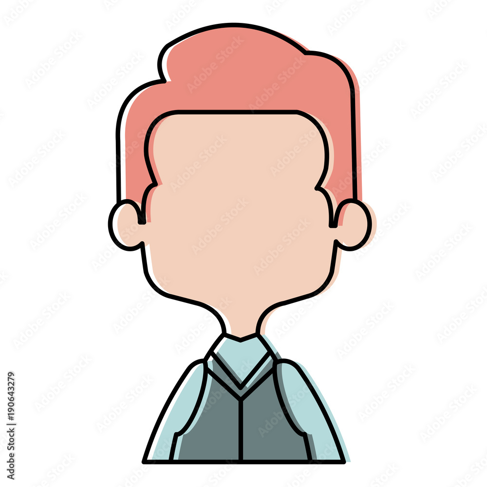 cute father avatar character vector illustration design