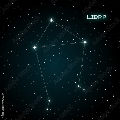 Libra constellation symbol